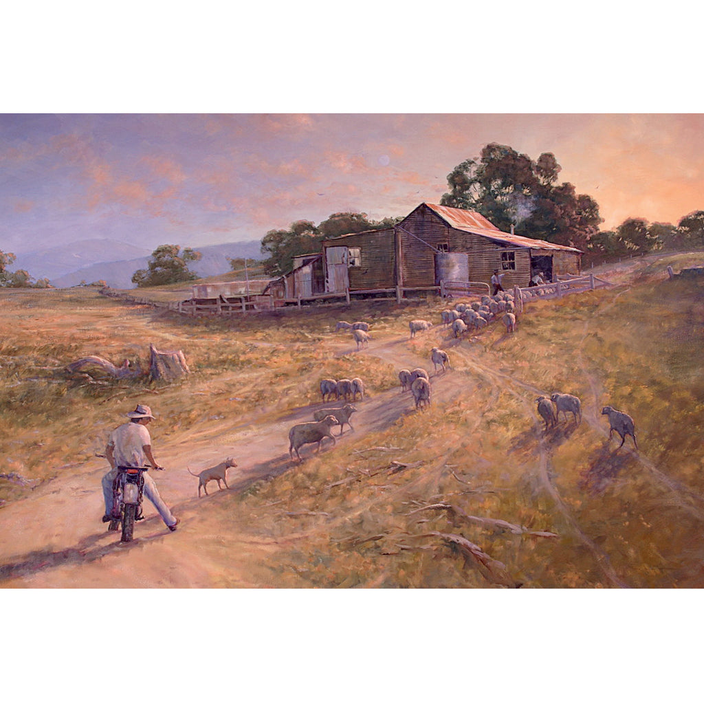 JCD44 Getting The Job Done (Australian Shearing) Art Publishing Australia