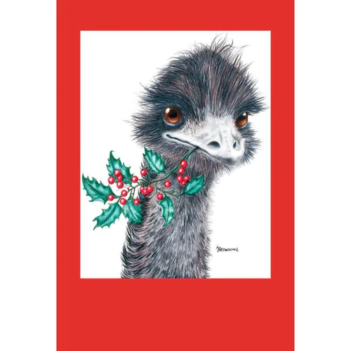 KB41BP Wishing You A Berry Christmas SPECIAL BUDGET PACK of 6 CARDS