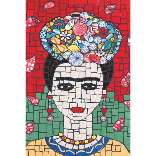 JMS03 Frida Kahlo (Handmade Mosaic)