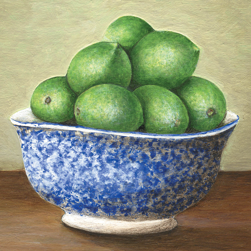 PAG02G Limes, Blue Bowl